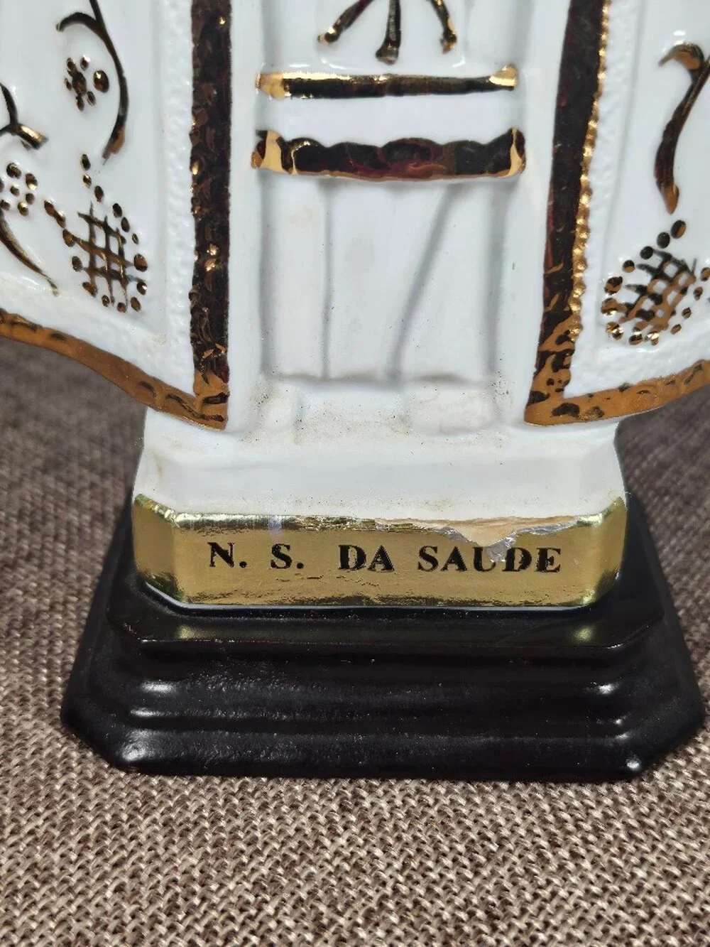 Nossa Senhora da Saude Porcelain Statue Our Lady of Health Madonna And Child